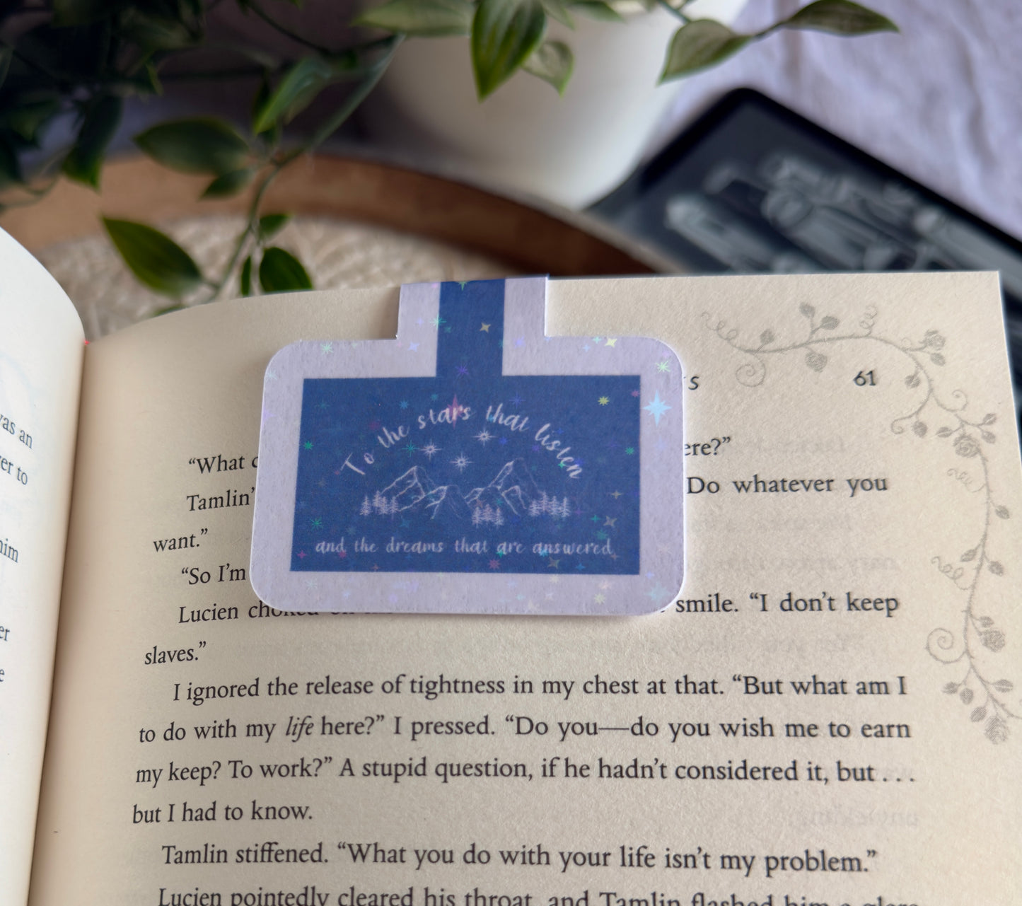Velaris Magnetic Bookmark: Blue Night Court Design, ACOTAR Fan Gift