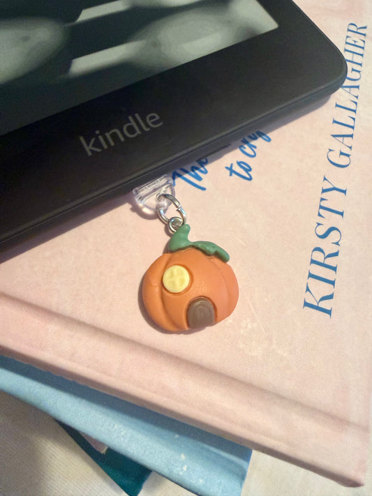 Pumpkin House Kindle Dust Plug Charm