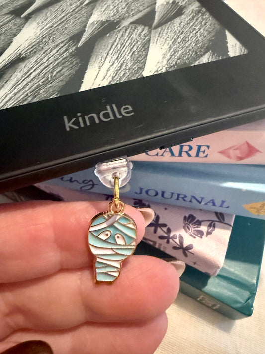 Cute Mummy Kindle Dust Plug Charm