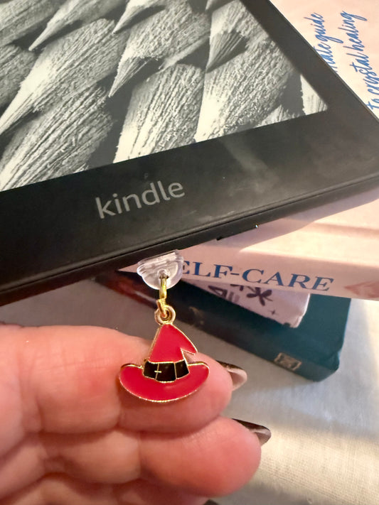 Witch Hat Kindle Dust Plug Charm