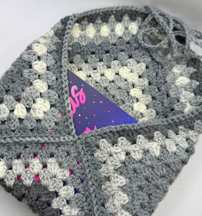 Handmade Crochet Book/Kindle Cozy: Unique Button Closure, Soft Yarn Sleeve