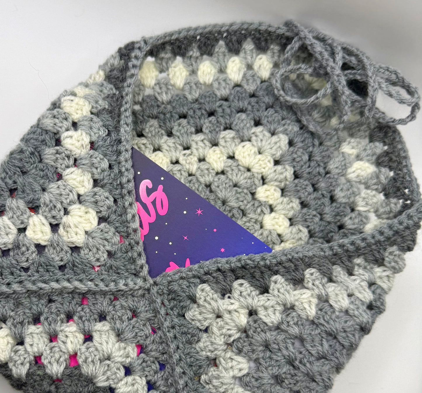 Handmade Crochet Book/Kindle Cozy: Unique Button Closure, Soft Yarn Sleeve